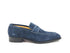 Suede Penny Loafer contrast stitching Carrucci