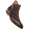 Men's Camilleri Calf/Suede Ankle Zip Brown Boot By Mezlan Made In Spain Brand