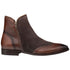 Men's Camilleri Calf/Suede Ankle Zip Brown Boot By Mezlan Made In Spain Brand