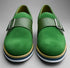 Suede Buckle Monk Strap Shoe