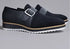 Suede Buckle Monk Strap Shoe