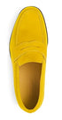 Suede Penny Loafer contrast stitching