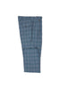 Tiglio Luxe Teal with Red Windowpane Wide Leg Wool Dress Pant 2586/2576 TLS20048/5