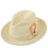 Tapa Crushable Straw Hat Fedora in Tan