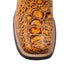 Ferinni Boot - Mens Dress Cowboy Boot  - Men's Ferrini Kai Sea Turtle Print Boots Handcrafted Tan