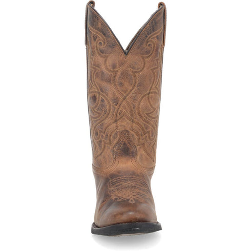 Laredo Maddie Tan Leather Round Toe Women Boots