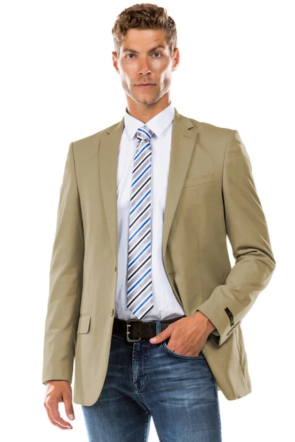 TAN BIG AND TALL PLUS SIZE SPORT COATS JACKETS