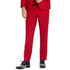 New Tazio Birdseye Textured Red Tuxedo | Shawl Collar Satin Trim 3-Piece
