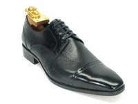 Textured Leather Blucher Carrucci