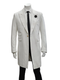 Mens White Velvet Victorian Tailcoat Tuxedo – Three Quarter Length Cutaway Stage And Wedding Jacket