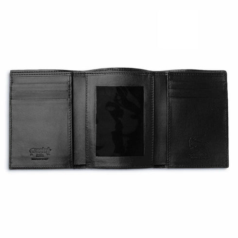 Ferrini Alligator Trifold Wallet Black