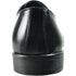 Bravo Mens Pointed Plain Toe Oxford Dress Shoe in Black