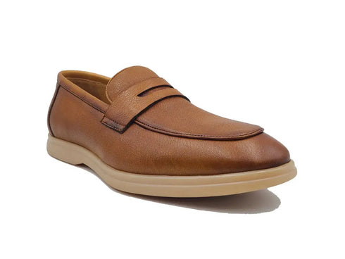 Tumble Calfskin Penny Loafer