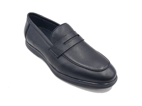 Tumble Calfskin Penny Loafer