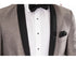 Mens Slim Fit Tuxedo Jacket Black Satin Shawl Lapel