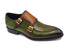 Two Tone Monk Strap Buckle Loafer