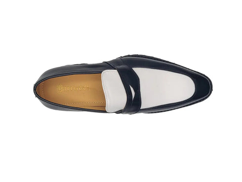 Two Tone Patent Leather Penny Loafer