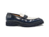 Two Tone Patent Leather Penny Loafer