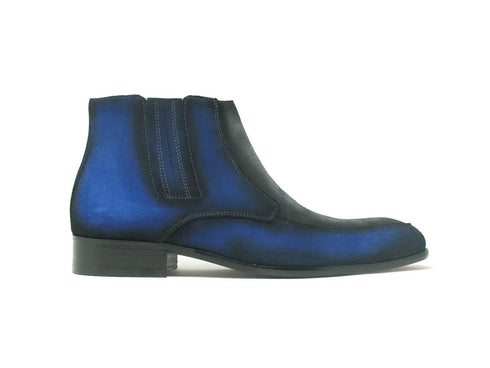 Two Tone Suede Chelsea Boots