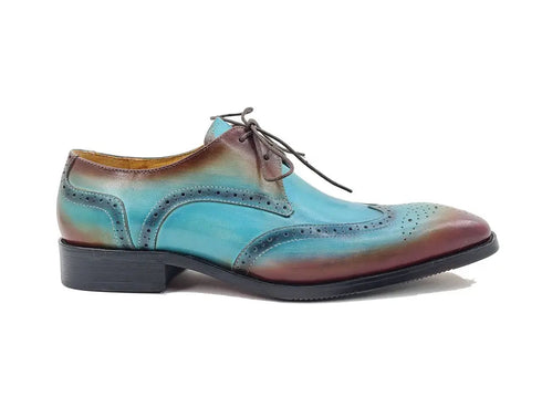 Two Tone Wingtip Blucher Oxford Carrucci