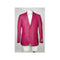 Two Button Slim Fit Plum Single Breasted Blazer