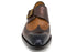Two Tone Wingtip Monk Strap