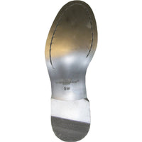 Bravo Mens Plain Round Toe Oxford Dress Shoe in Black