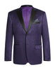 Purple Prom Suit - Purple Prom Outfit - Purple Paisely Prom Tuxedo