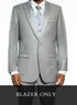 (36R Blazer) Slim Fit Light Gray Blazer