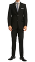 PL1969 Men's Black 2-Piece Suit — Big & Tall Fit, Sizes 38-72 (Short, Regular & Long)