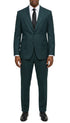 Rockford Peak Lapel Double Breasted Suit - Slim Fit (Hunter Green)