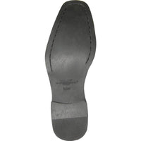 Bravo Mens Classic Moc Toe Tuxedo Prom Shoe in Black