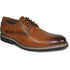 Bravo Mens Relaxed Oxford Dress Shoe in Antique Cognac Brown