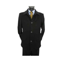 Valenti Designer Cashmere Single breasted Black - Cashmere Topcoat - Mens Cashmere Overcoat - Cashmere Coat