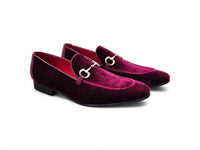 Velvet Buckle Loafer Carrucci
