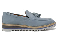 Venetian Suede Loafer with Calfskin Tassel