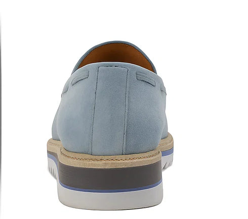 Venetian Suede Loafer with Calfskin Tassel