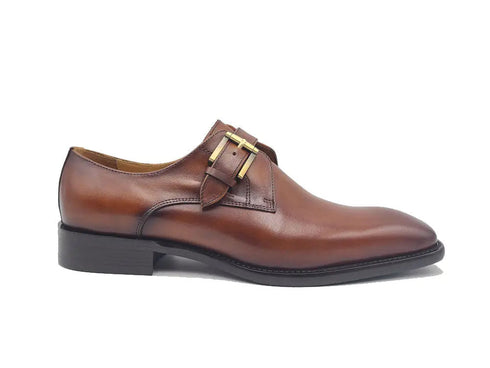 Versatile Fashion Single Monk Strap Loafer Carrucci