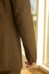 Western Style Brown Suit for Men – Refined Fit with Elbow Patch Accents