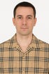 Beige Plaid Casual Shirt for Men – Everyday Comfort