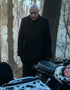 Wednesday Uncle Fester Black Trench Coat