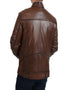 Woven Fine Leather Western Jacket