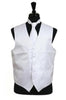 Men's White Horizontal Rib Pattern Vest Waistcoat - Men's Neck Ties - Mens Dress Tie - Trendy Mens Ties Oversized Coats