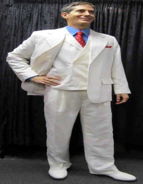 20s Great Gatsby White Replica Suit