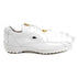 Belvedere Vasco White Genuine Hornback Crocodile  Soft Calf Casual Sneakers with Eyes