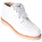 Los Altos White Caiman & Ostrich Skin Casual Sneakers