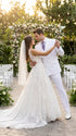 Men’s White Classic Double Breasted Poplin Suit, Formal Two Piece Wedding Dress Suit