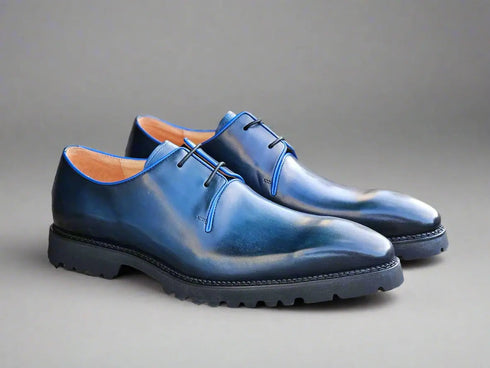 Whole Cut Derby With Lug Sole Carrucci