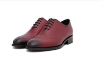 Carrucci Whole Cut Oxford with Medallions