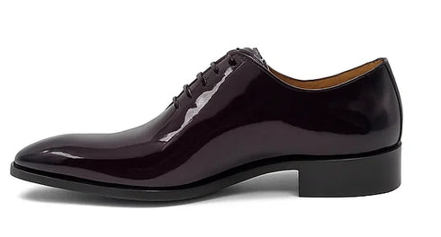 Wholecut Patent Leather Oxford